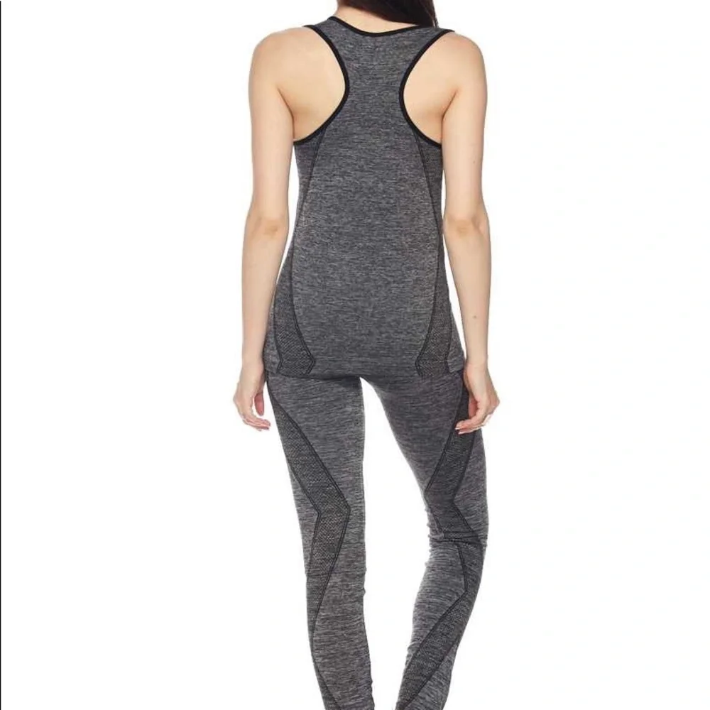 2 Piece Racerback Tank & Legging Set - Picture 7 of 9